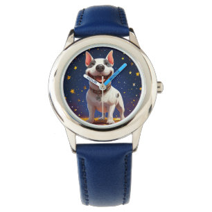 Reloj De Pulsera Perro de dibujos animados juguetón con colores vib