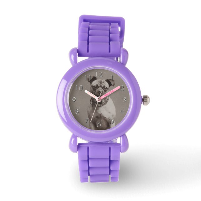 Reloj De Pulsera Perro de época (Anverso)