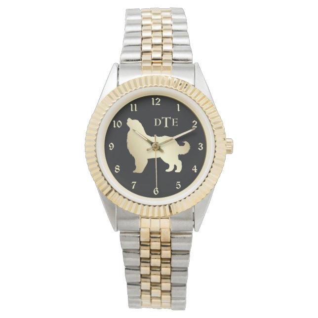 Reloj De Pulsera Perro de montaña Gold Bernese (Anverso)