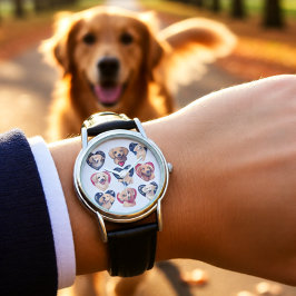 Reloj De Pulsera Perro de Valentine Golden Retriever