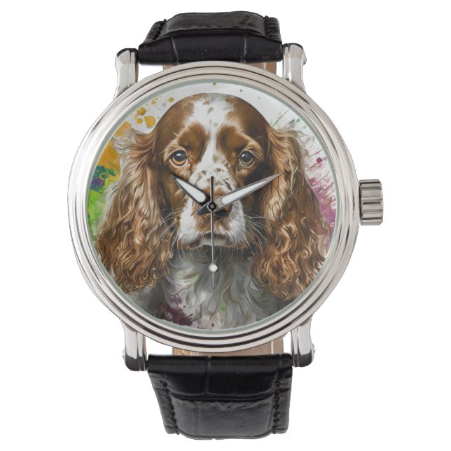 Reloj De Pulsera Perro español (Anverso)