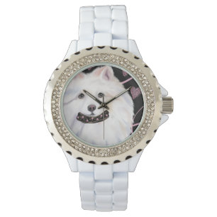 Reloj De Pulsera Perro Esquimal Americano 