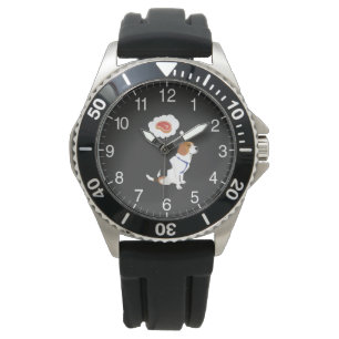 Reloj De Pulsera Perro gastrónomo del beagle