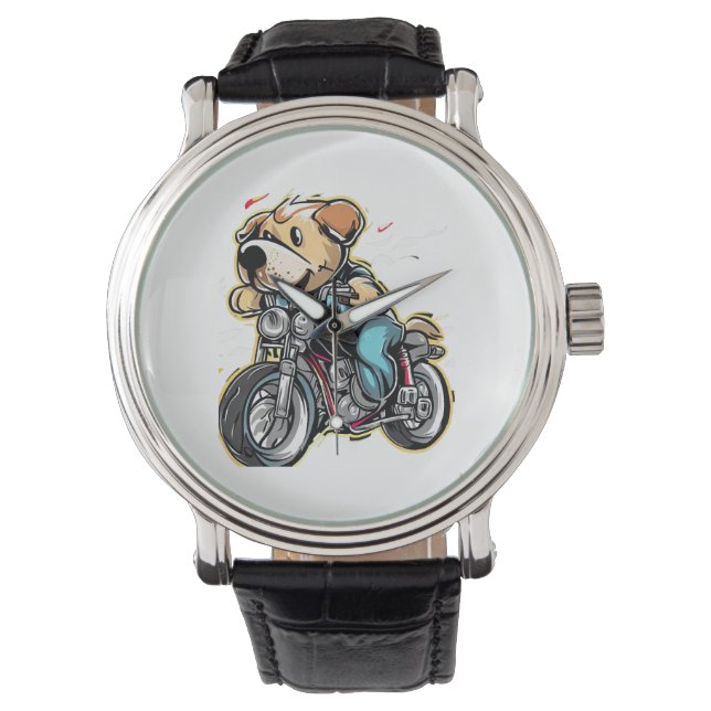 Reloj De Pulsera perro gracioso (Anverso)