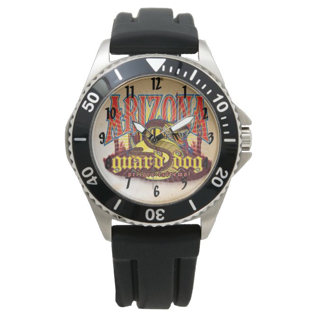 Reloj De Pulsera Perro guardián de Arizona serpiente (Anverso)