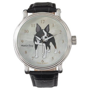 Reloj De Pulsera Perro guardián de Boston Terrier