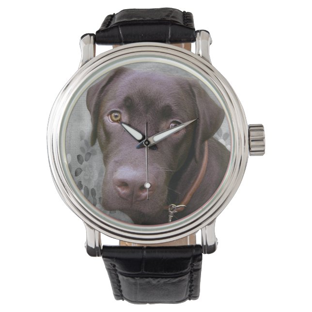 Reloj De Pulsera Perro labrador Jimmy -. - (Anverso)