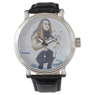 Reloj De Pulsera Perro, Laika, Animales