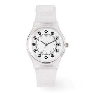 Reloj De Pulsera Perro mascota pepitas de chica rosa