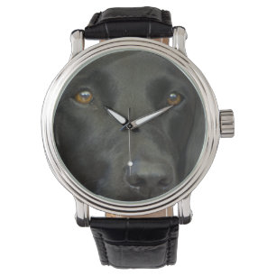 Reloj De Pulsera Perro negro del labrador