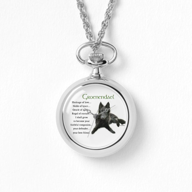 Reloj De Pulsera Perro ovino belga (Anverso)