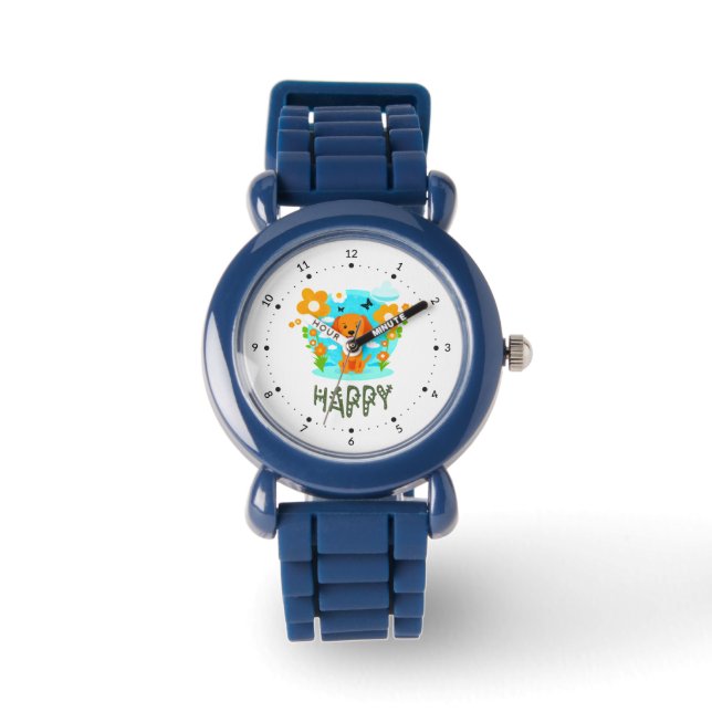 Reloj De Pulsera Perro pequeño y lindo (Anverso)