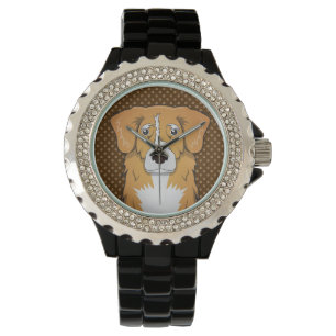 Reloj De Pulsera Perro perdiguero tocante del pato de Nueva Escocia