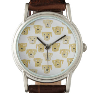 Reloj De Pulsera Perro recuperador de Labrador dorado lindo