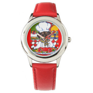 RELOJ DE PULSERA PERRO SALCHICHA CHEF