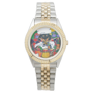 RELOJ DE PULSERA PERRO SALCHICHA JEFE