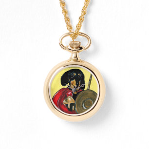 RELOJ DE PULSERA PERRO SALCHICHA SOLDADO ROMANO