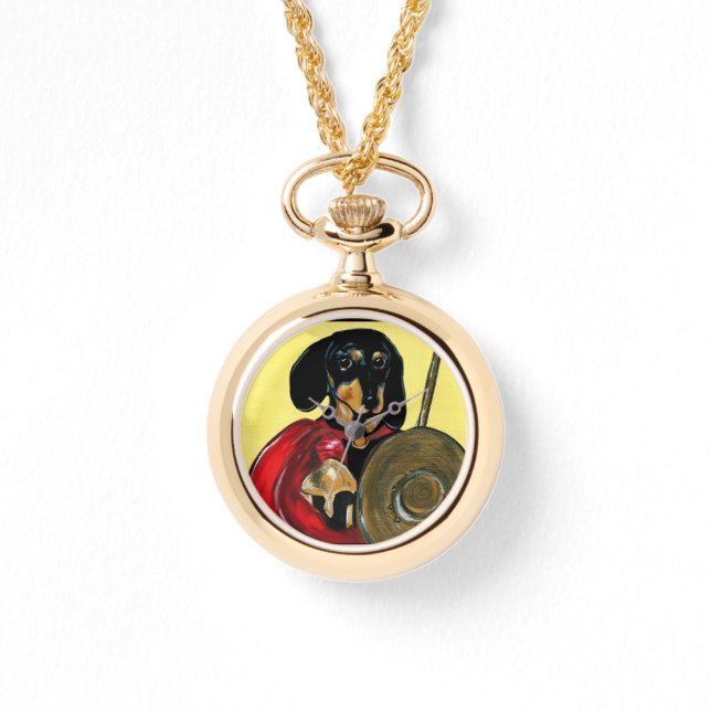 RELOJ DE PULSERA PERRO SALCHICHA SOLDADO ROMANO (Anverso)