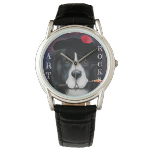 Reloj De Pulsera Perro Terranova