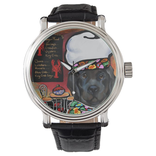 Reloj De Pulsera Perro Terranova                      (Anverso)