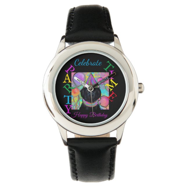 Reloj De Pulsera Perro Terranova     (Anverso)