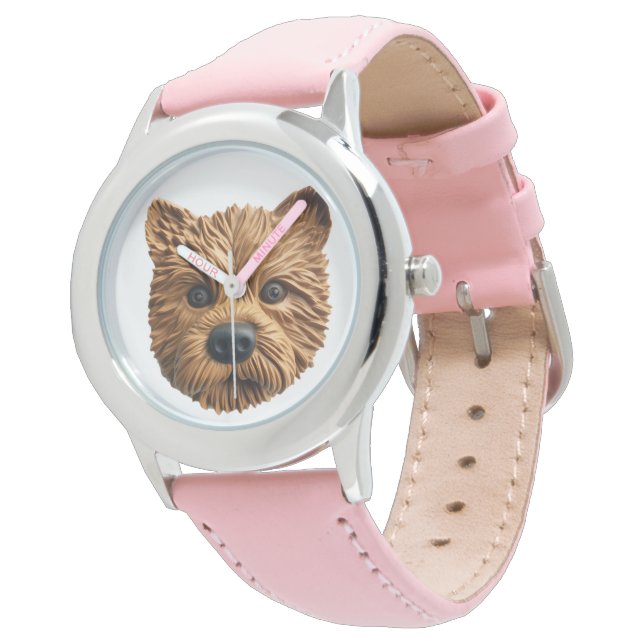 Reloj De Pulsera Perro Terrier Australiano Inspirado en 3D (Angular)