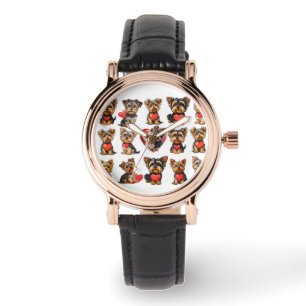 Reloj De Pulsera Perro Terrier de Valentine Yorkshire   amantes del