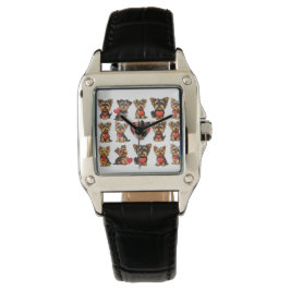 Reloj De Pulsera Perro Terrier de Valentine Yorkshire | amantes del