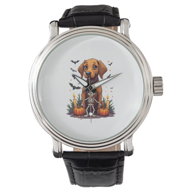 Reloj De Pulsera Perro Voodoo Vizsla (Anverso)
