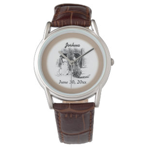 Reloj De Pulsera Perro y gato de graduación veterinaria, regalo red