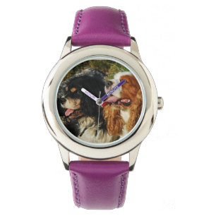 Reloj De Pulsera Perros de aguas de rey Charles arrogantes