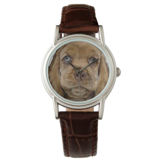 Reloj De Pulsera Perros de Cachorro (Anverso)