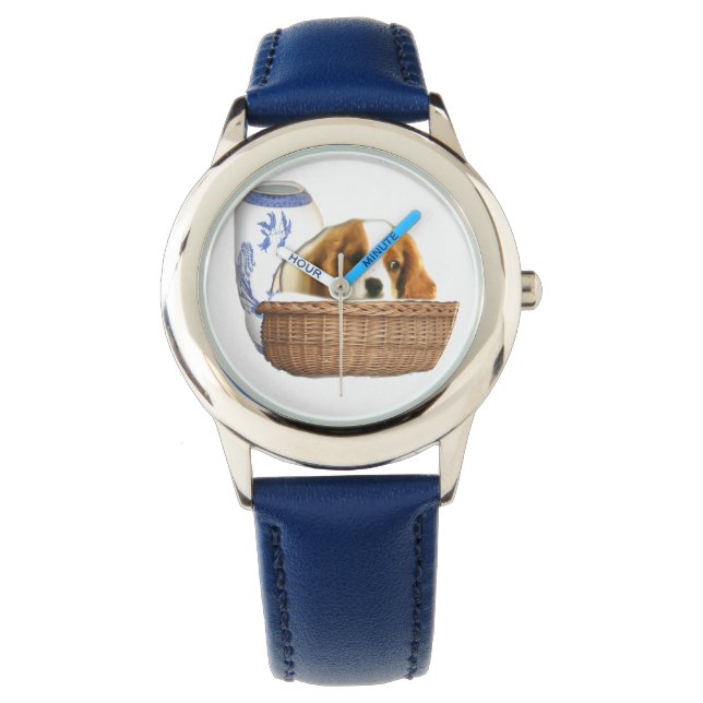 Reloj De Pulsera Perros de Cachorro (Anverso)
