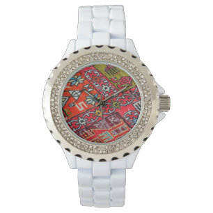 Reloj De Pulsera Persa Oriental, Patrón Turco, Alfombra