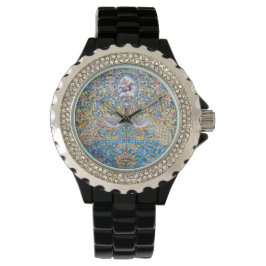 Reloj De Pulsera Persian elaborate tiled mural     