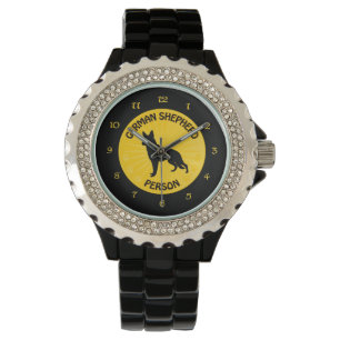 Reloj De Pulsera Persona del pastor alemán