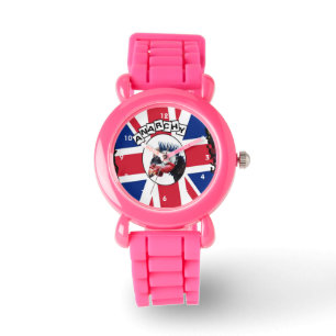 Reloj De Pulsera personaje de rock de punk divertido