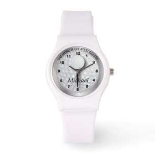 Reloj De Pulsera Personalice al golfista deportivo