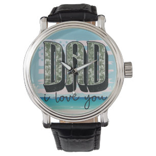 Reloj De Pulsera Personaliza tu propio diseño personalizado papá qu