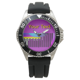 Reloj De Pulsera Personaliza tus teclas de piano de texto Hombres A