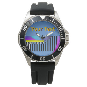 Reloj De Pulsera Personaliza tus teclas de piano de texto Hombres A