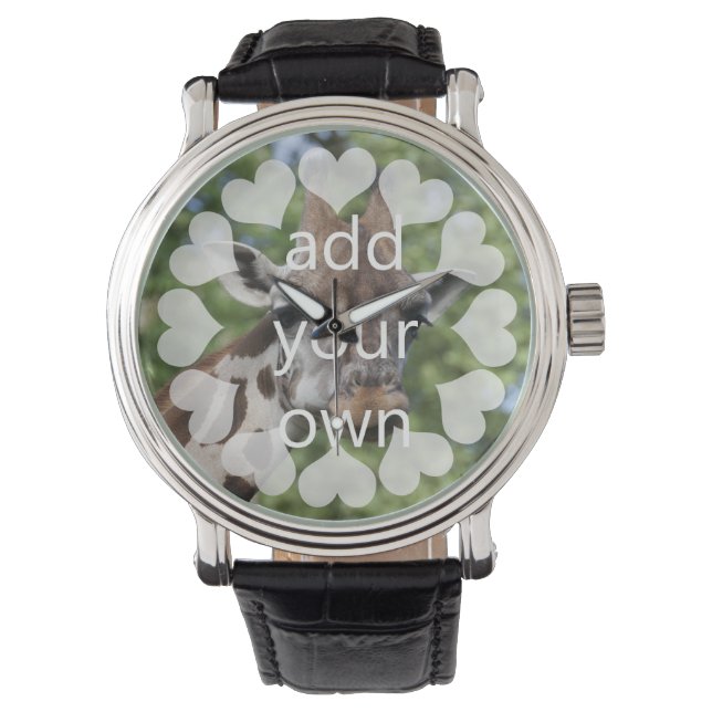 Reloj De Pulsera Personalizable con corazón (Anverso)