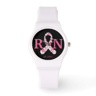 Reloj De Pulsera Personalizable de Enfermeras con Registro de Cánce
