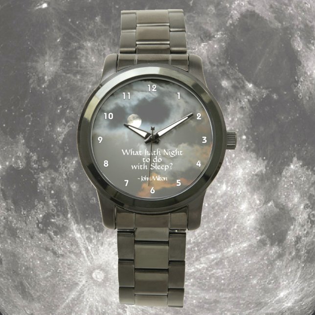 Reloj De Pulsera Personalizable de presupuesto nocturno de la luna  (Subido por el creador)