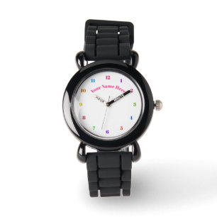 Reloj De Pulsera Personalizable - Elija sus fuentes / Añadir nombr