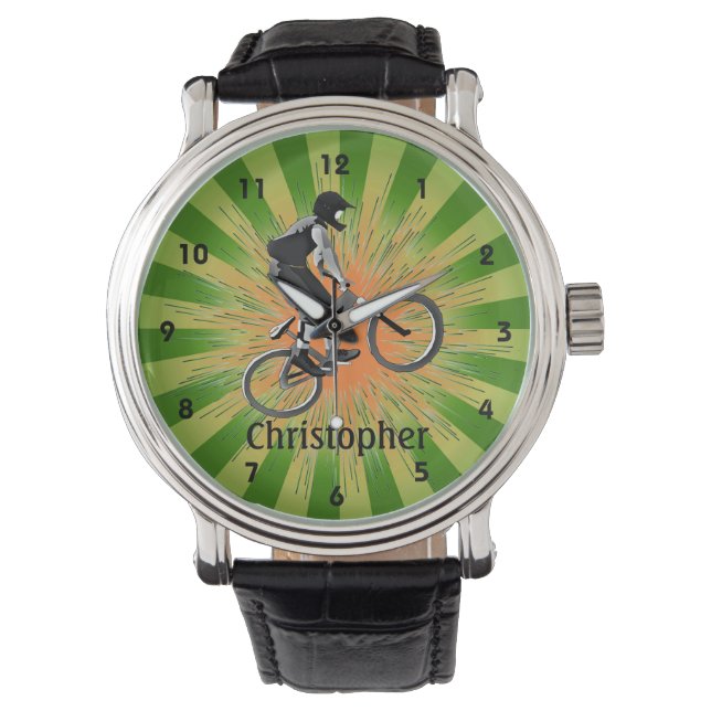 Reloj De Pulsera Personalizable Extreme Biker Design Watch (Anverso)