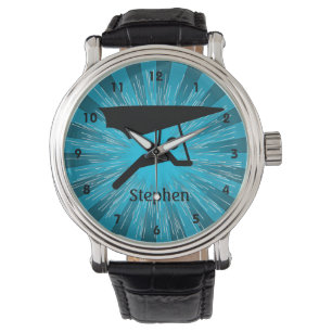 Reloj De Pulsera Personalizable Hang Gliding Design Watch