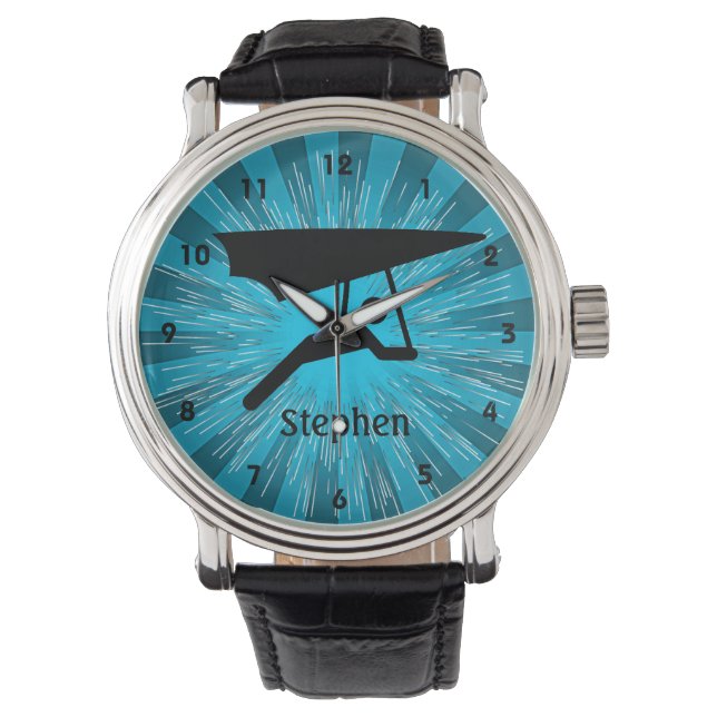 Reloj De Pulsera Personalizable Hang Gliding Design Watch (Anverso)