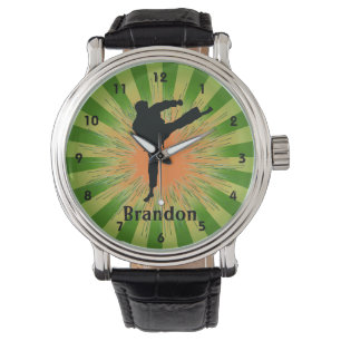 Reloj De Pulsera Personalizable Karate Design Watch
