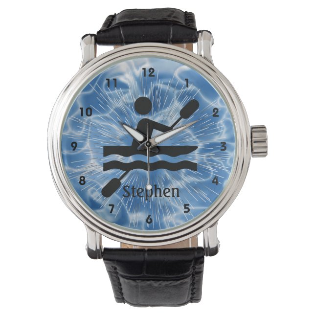 Reloj De Pulsera Personalizable Kayaking Design Watch (Anverso)